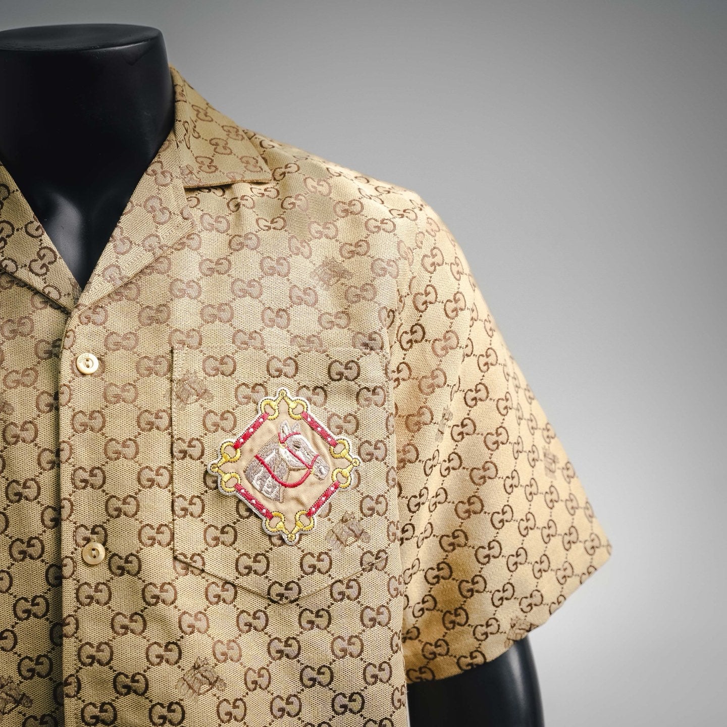 Guc classic pattern t-shirt