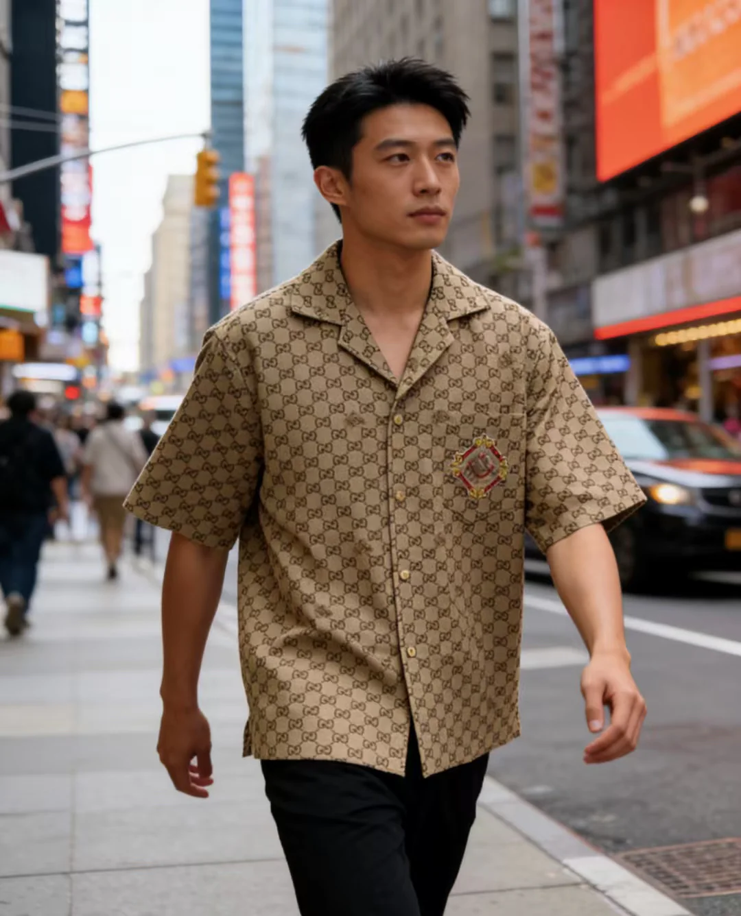 Guc classic pattern t-shirt