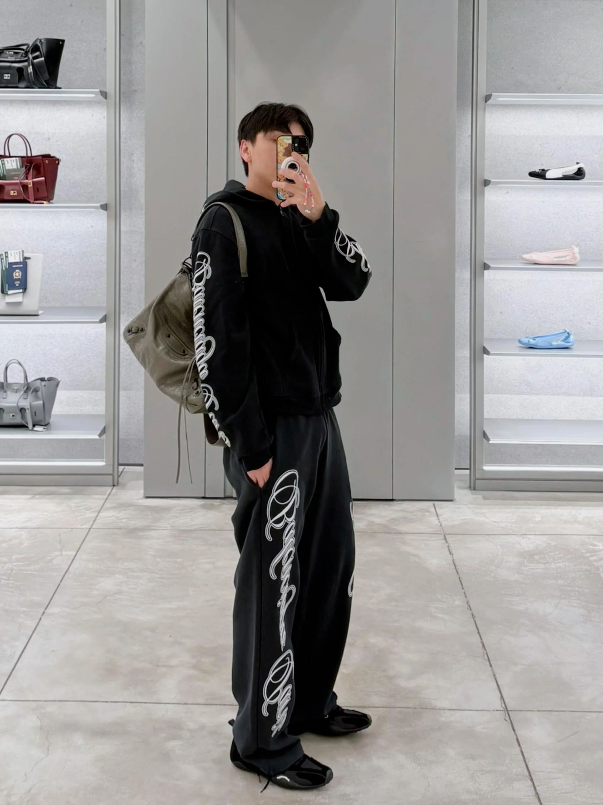 Balen embroidered pants