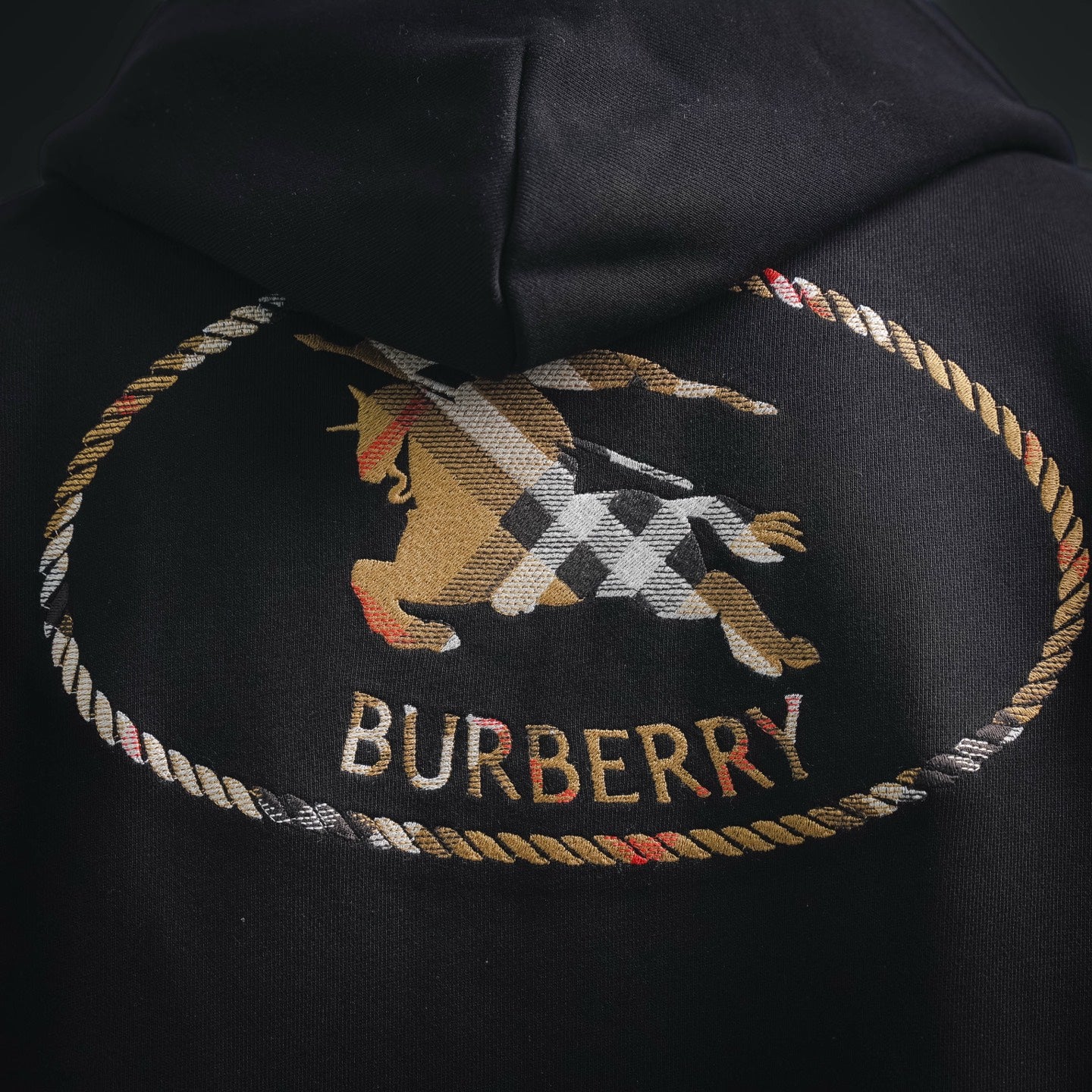 Bur plaid embroidered jacket