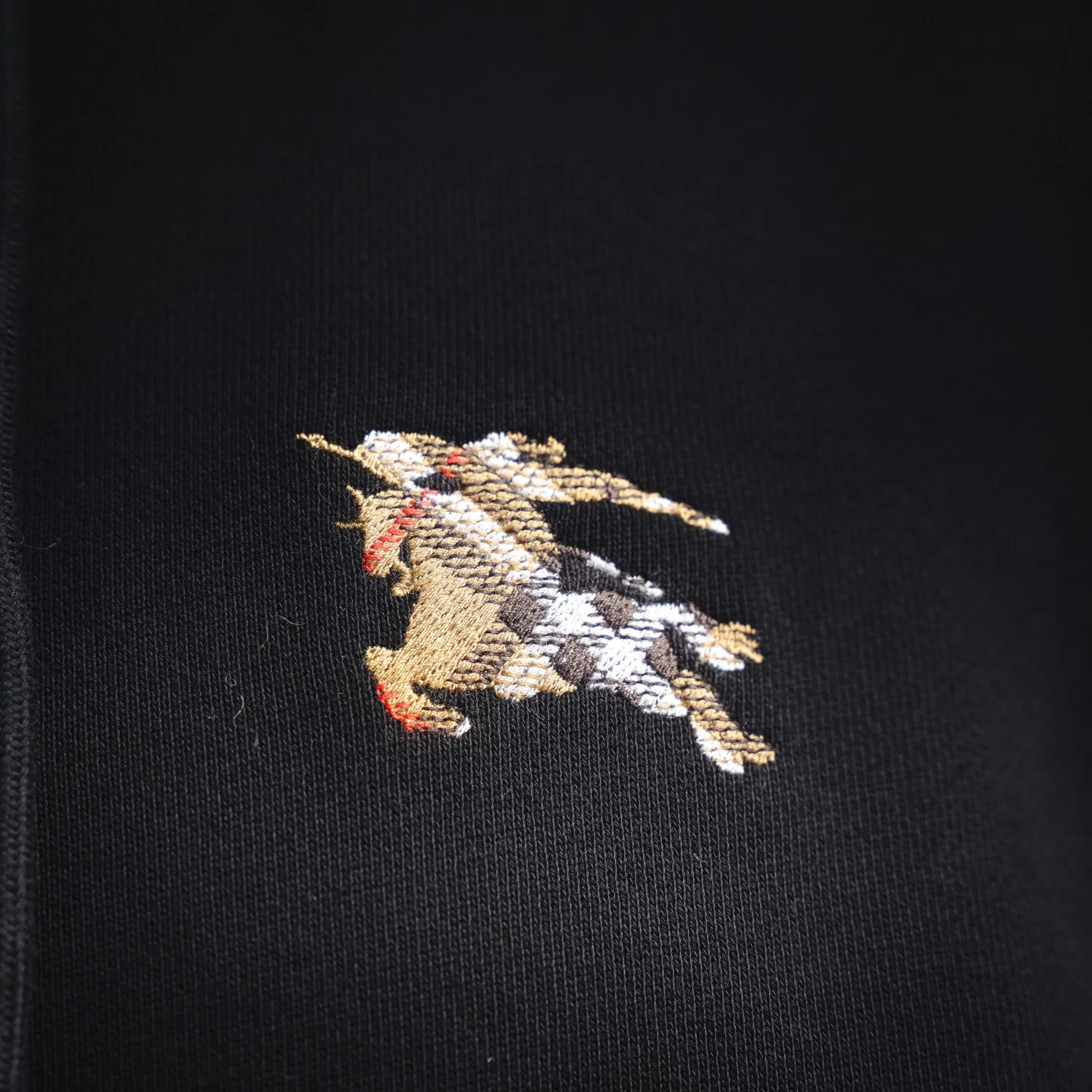 Bur plaid embroidered jacket